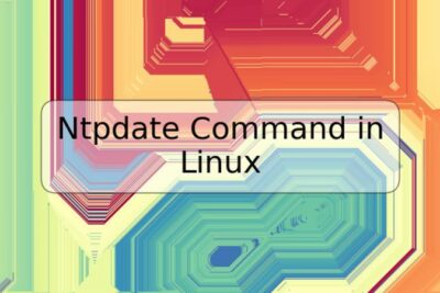Ntpdate Command in Linux