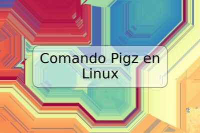 Comando Pigz en Linux