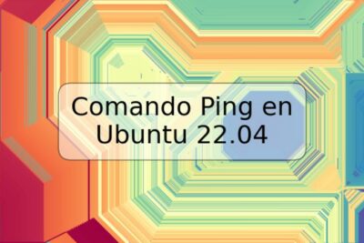 Comando Ping en Ubuntu 22.04