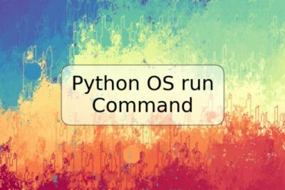 Python OS run Command