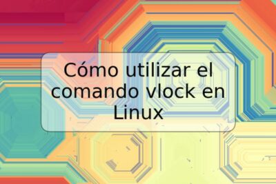 Cómo utilizar el comando vlock en Linux