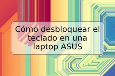 Cómo desbloquear el teclado en una laptop ASUS