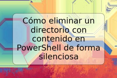Cómo eliminar un directorio con contenido en PowerShell de forma silenciosa