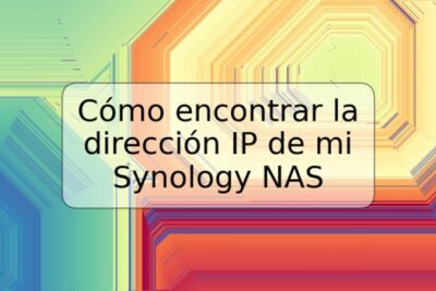 Cómo encontrar la dirección IP de mi Synology NAS