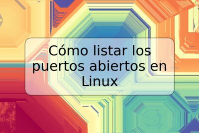 Cómo listar los puertos abiertos en Linux