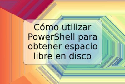 Cómo utilizar PowerShell para obtener espacio libre en disco