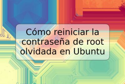 Cómo reiniciar la contraseña de root olvidada en Ubuntu