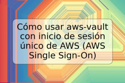 Cómo usar aws-vault con inicio de sesión único de AWS (AWS Single Sign-On)