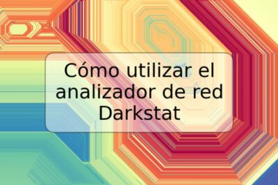 Cómo utilizar el analizador de red Darkstat