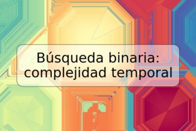 Búsqueda binaria: complejidad temporal