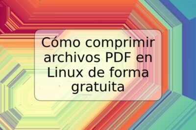 Cómo comprimir archivos PDF en Linux de forma gratuita