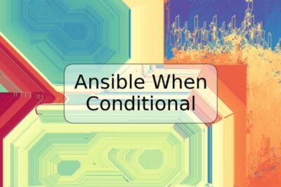 Ansible When Conditional