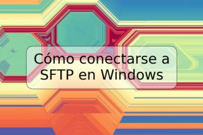 Cómo conectarse a SFTP en Windows