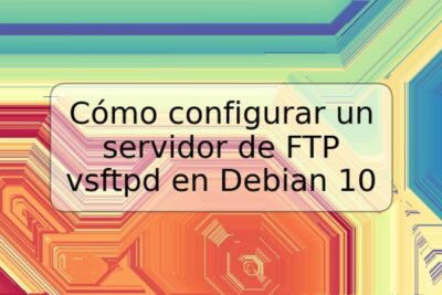 Cómo configurar un servidor de FTP vsftpd en Debian 10
