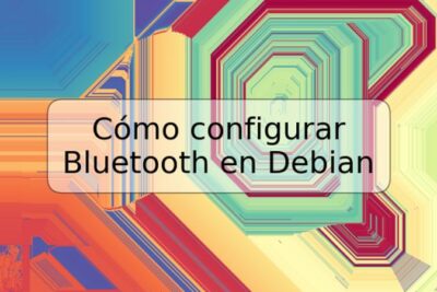Cómo configurar Bluetooth en Debian