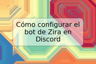 Cómo configurar el bot de Zira en Discord