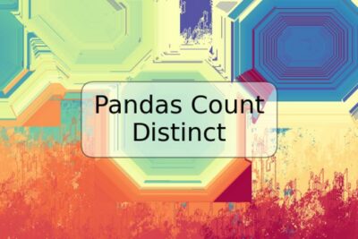 Pandas Count Distinct