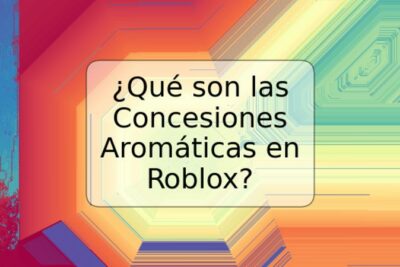 ¿Qué son las Concesiones Aromáticas en Roblox?