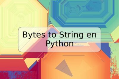 Bytes to String en Python