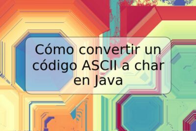Cómo convertir un código ASCII a char en Java