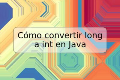 Cómo convertir long a int en Java