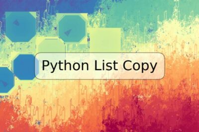 Python List Copy