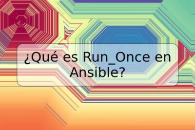 ¿Qué es Run_Once en Ansible?