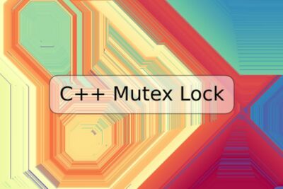 C++ Mutex Lock