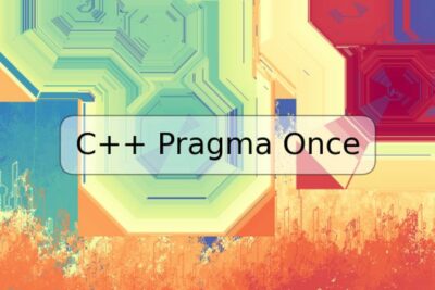 C++ Pragma Once