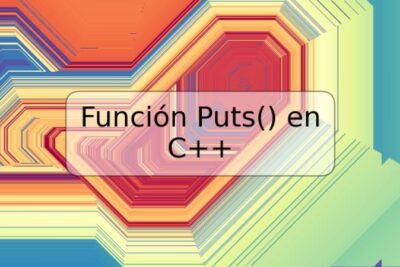 Función Puts() en C++