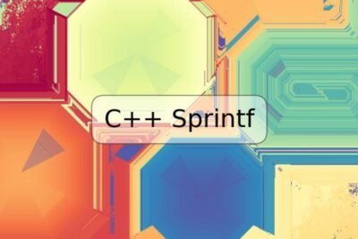C++ Sprintf