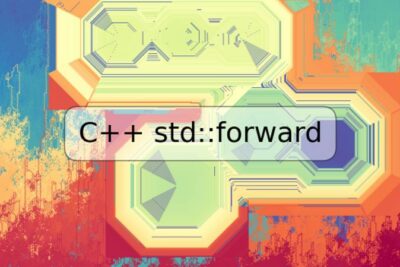 C++ std::forward