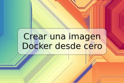 Crear una imagen Docker desde cero