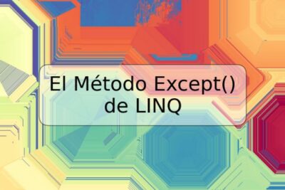 El Método Except() de LINQ