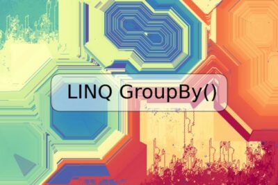 LINQ GroupBy()