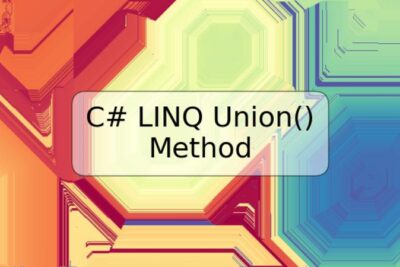 C# LINQ Union() Method