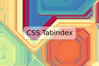 CSS Tabindex