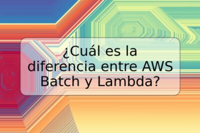 ¿Cuál es la diferencia entre AWS Batch y Lambda?