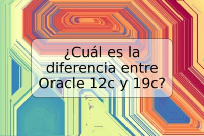 ¿Cuál es la diferencia entre Oracle 12c y 19c?