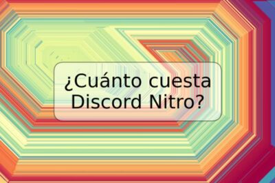 ¿Cuánto cuesta Discord Nitro?