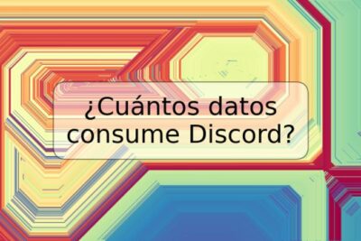 ¿Cuántos datos consume Discord?