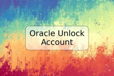 Oracle Unlock Account