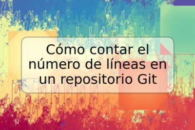 Cómo contar el número de líneas en un repositorio Git