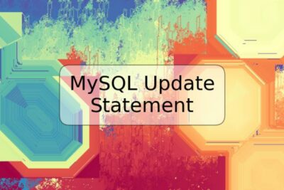 MySQL Update Statement