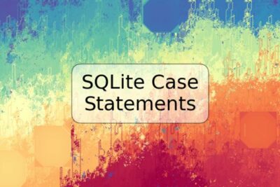 SQLite Case Statements