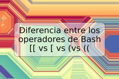 Diferencia entre los operadores de Bash [[ vs [ vs (vs ((