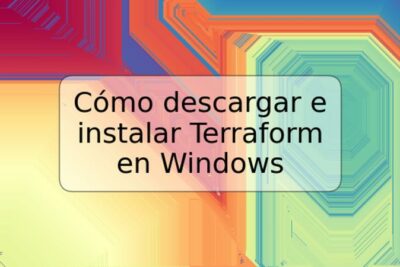 Cómo descargar e instalar Terraform en Windows