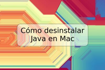 Cómo desinstalar Java en Mac
