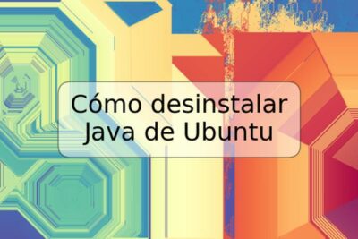 Cómo desinstalar Java de Ubuntu