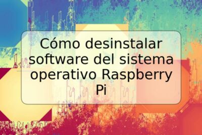 Cómo desinstalar software del sistema operativo Raspberry Pi